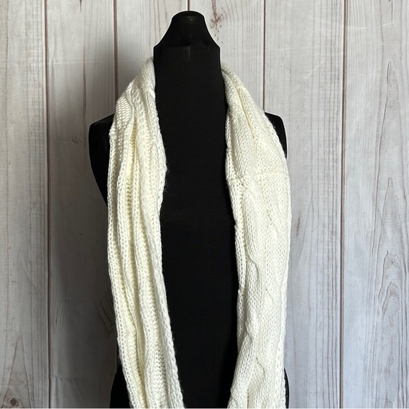 Cream Infinity Scarf - Picture 2 of 5